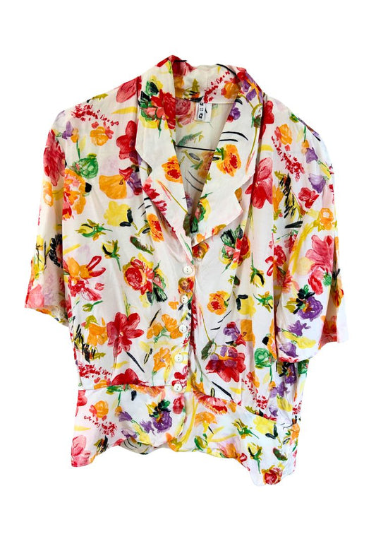 Chemise flora multicolore