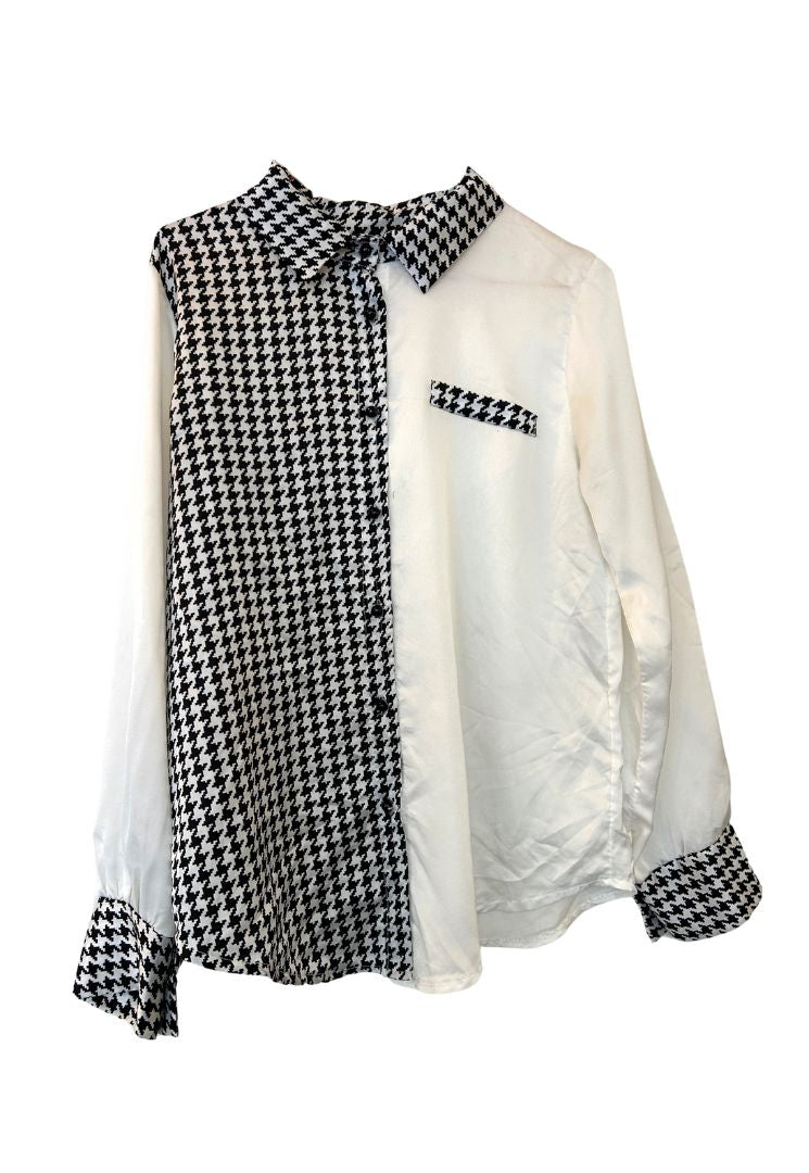 Chemise bigout pied de poule