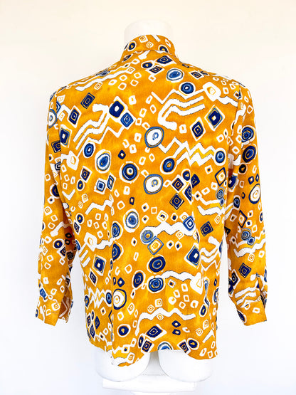 Chemise geometric oriental