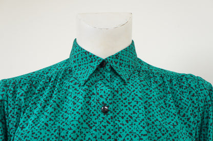 Weave green shirt
