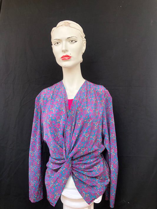 Chemise fuschia cachemire
