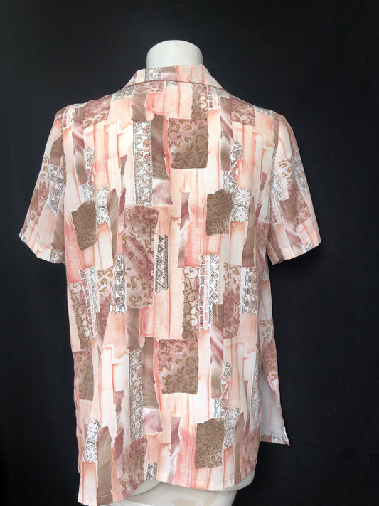 Chemise pink & white