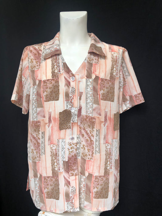 Chemise pink & white