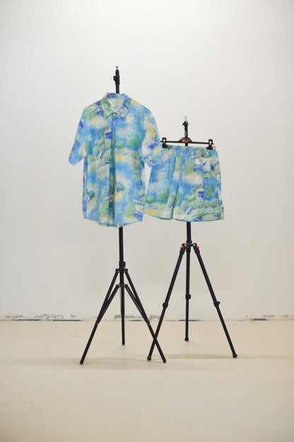 Bermuda Ciel impressionniste • La Chemise Club Studio
