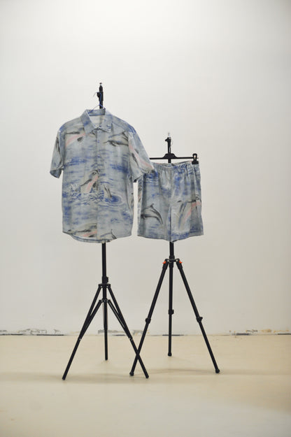 Bermuda Dauphin gris • La Chemise Club Studio