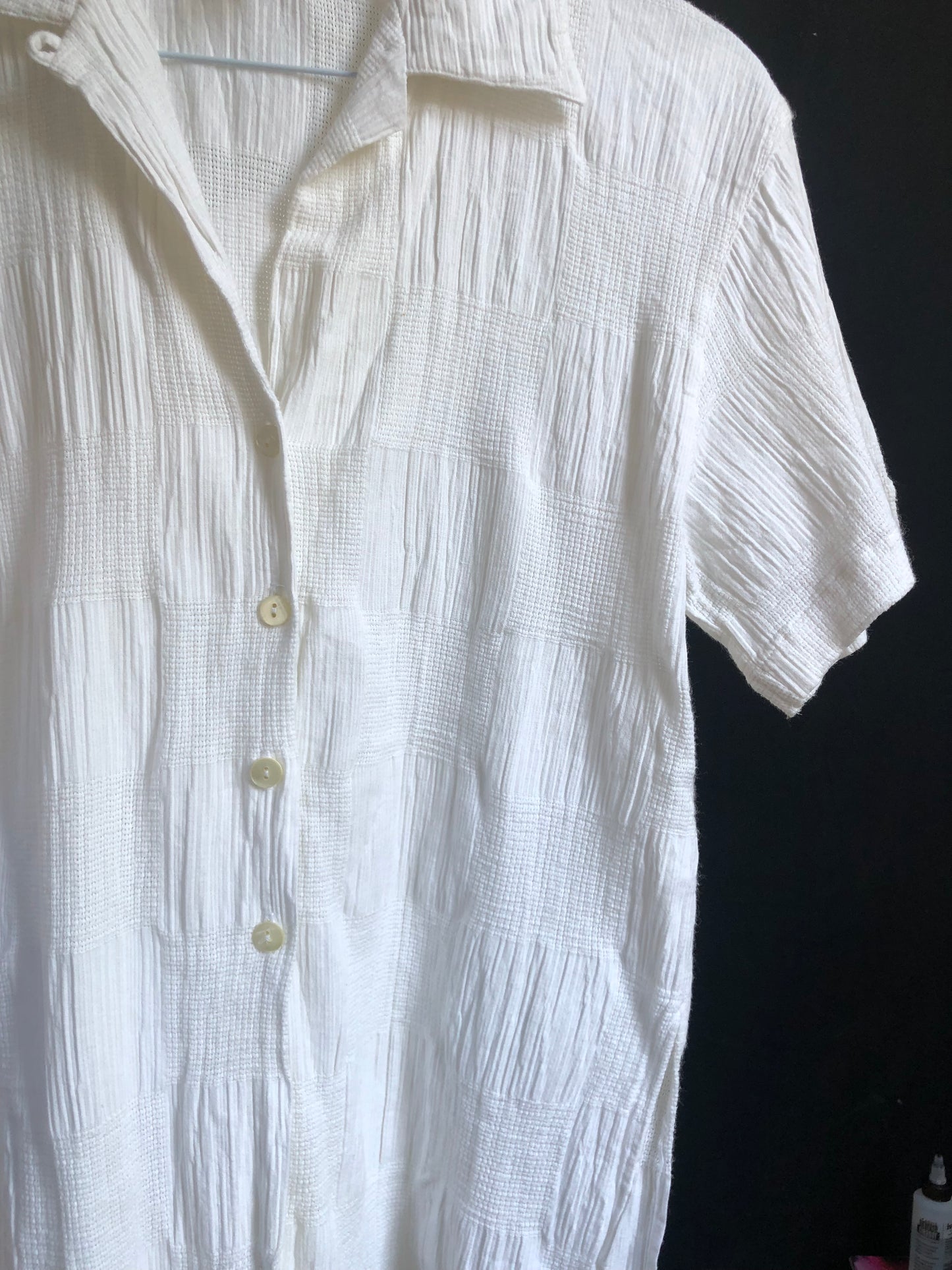 Pleated square shirt