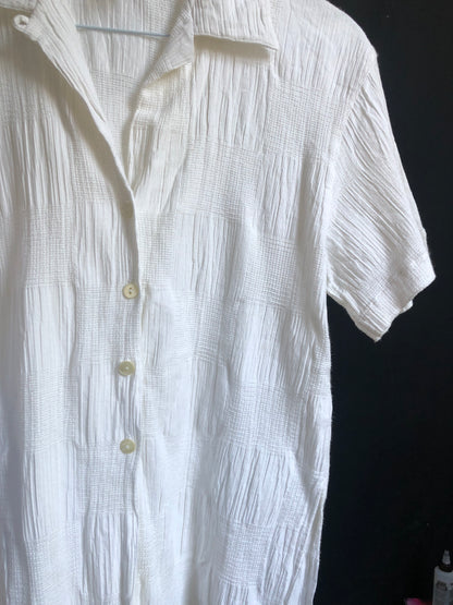 Pleated square shirt