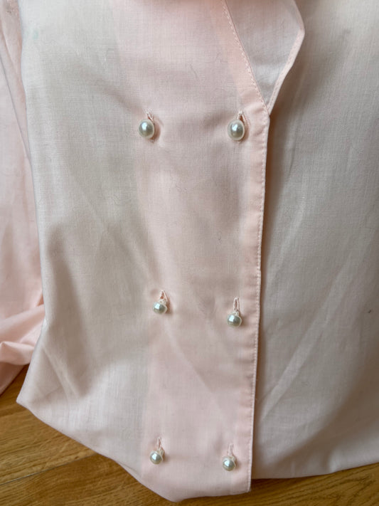 Chemise rose perle