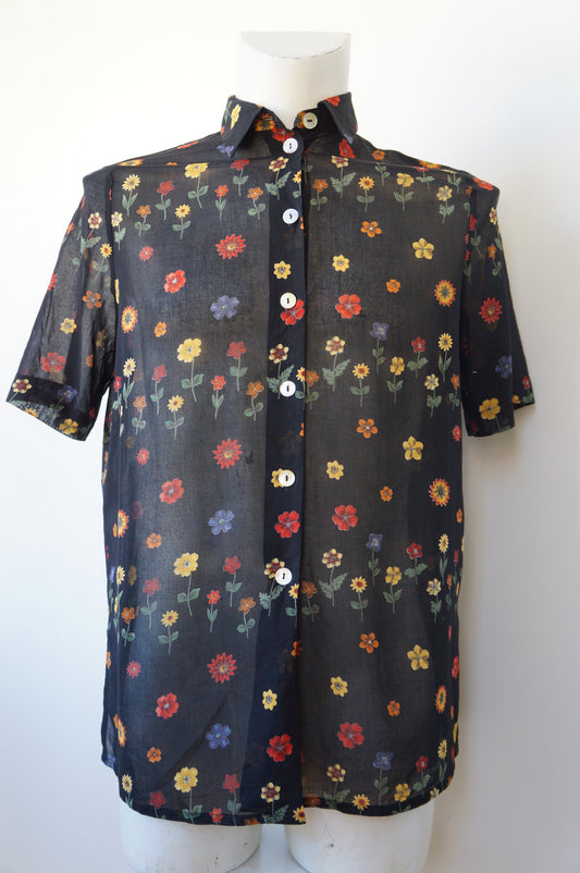 Chemise transparente garden
