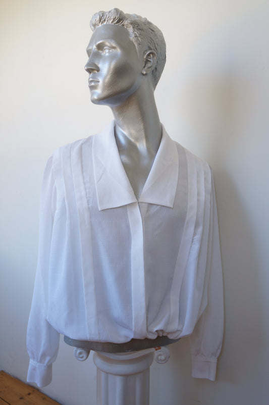 Chemise crop cordon