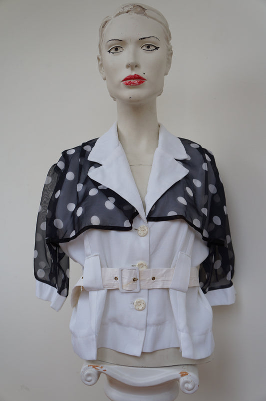 Chemise cape en voile