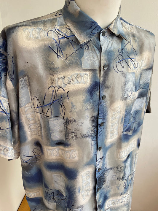 Chemise soie kingfield