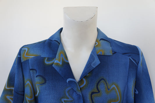 Chemise gévana bleue