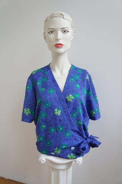 Floral kimono shirt