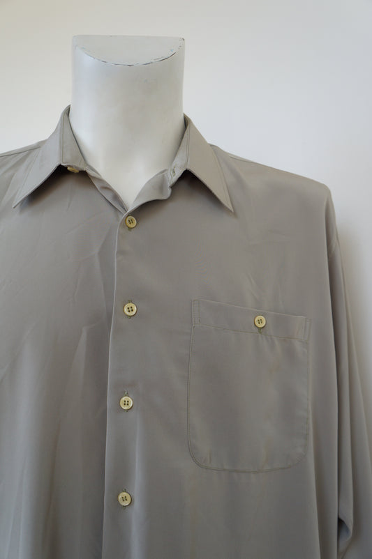 Chemise soie sauge