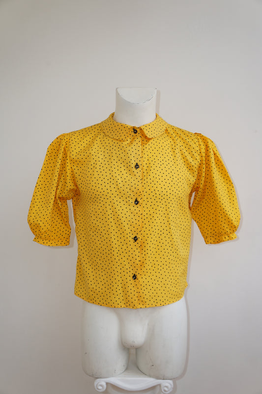 Chemise soleil à pois