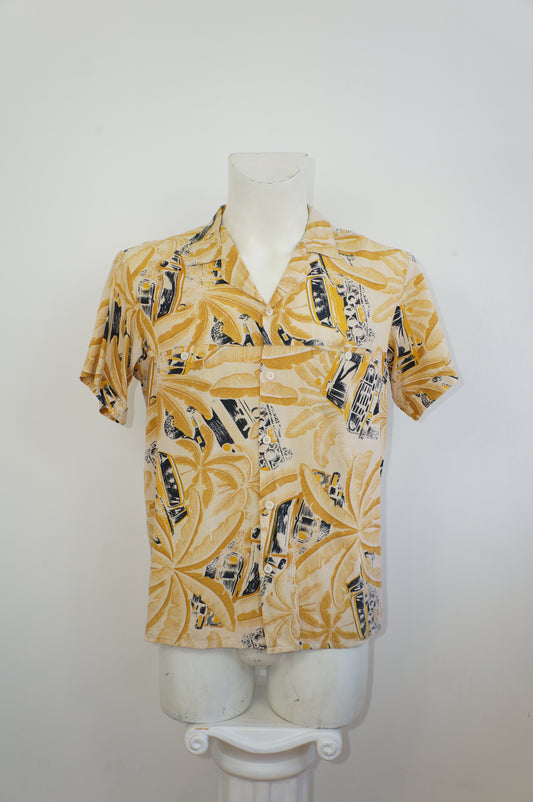 Chemise gold palm