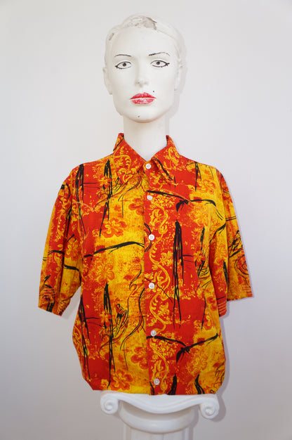 Tropical bustle shirt