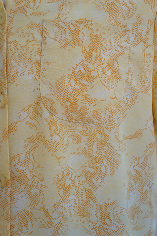 Chemise snake jaune