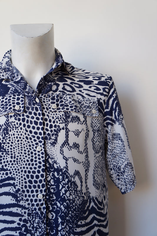 Chemise wild blue