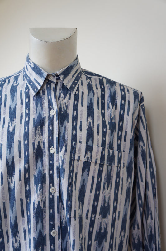 Chemise aztec blanc