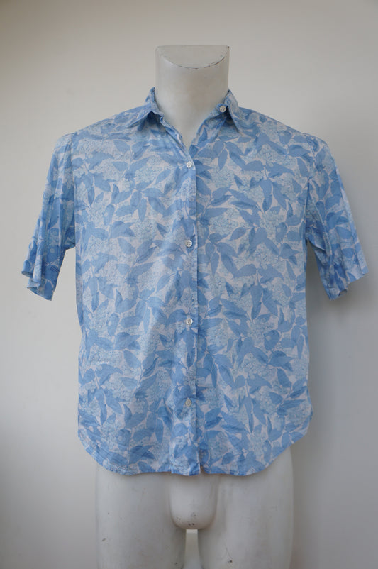 Chemise raisin bleu