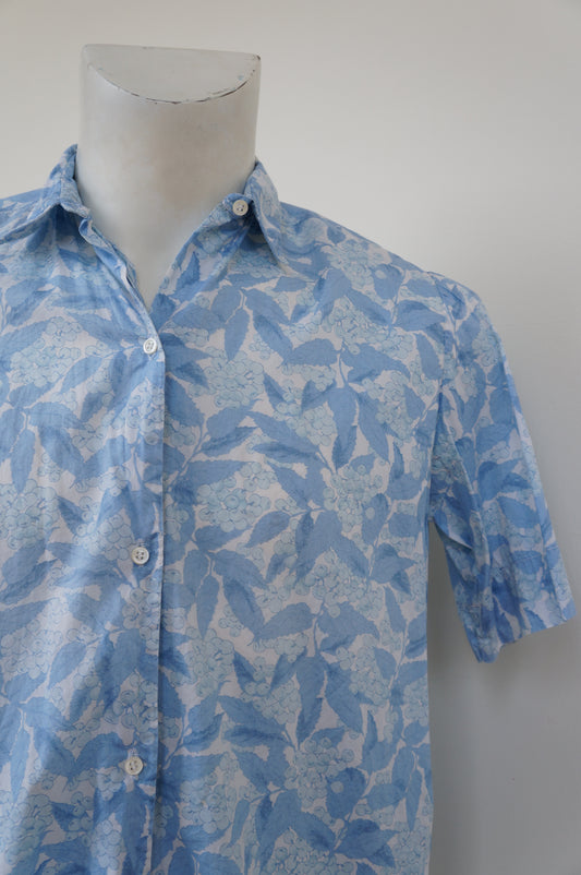 Chemise raisin bleu