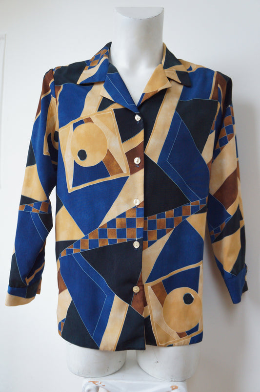 Chemise blue damier