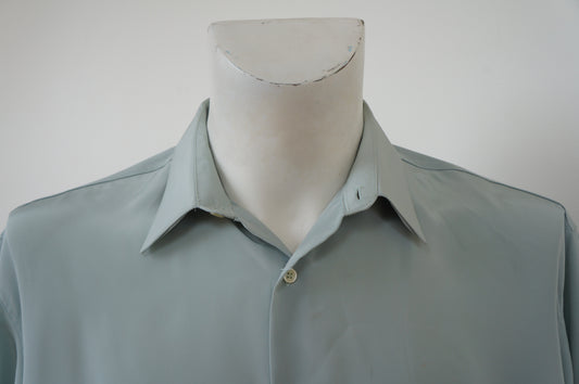 Chemise vert d'eau