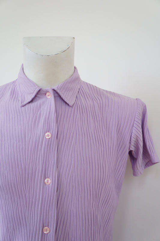 Chemise simple lilas