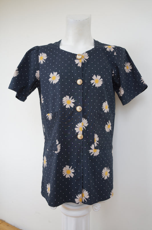 Chemise chic marguerites