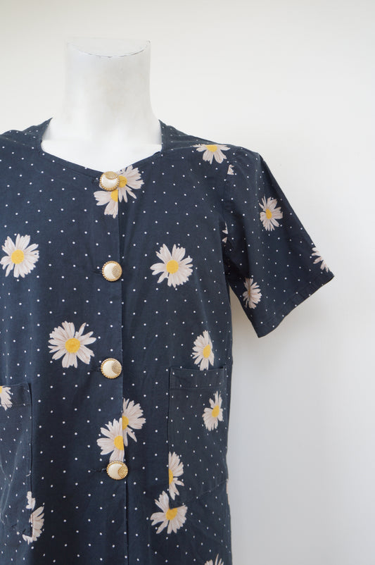 Chemise chic marguerites
