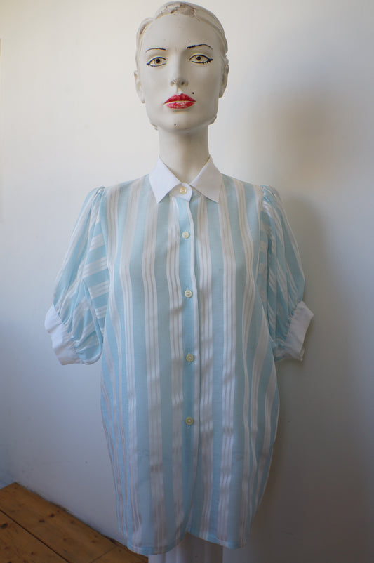 Chemise ballon baby blue