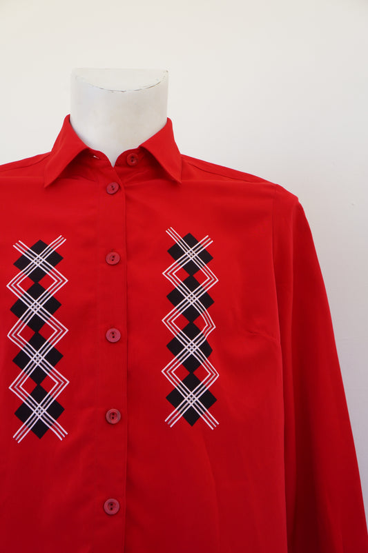 Chemise charmant losange