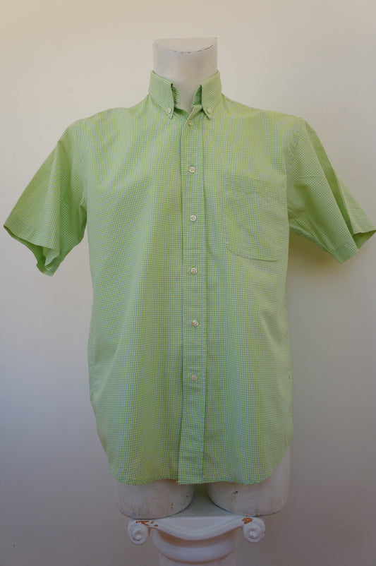 Chemise green vichy