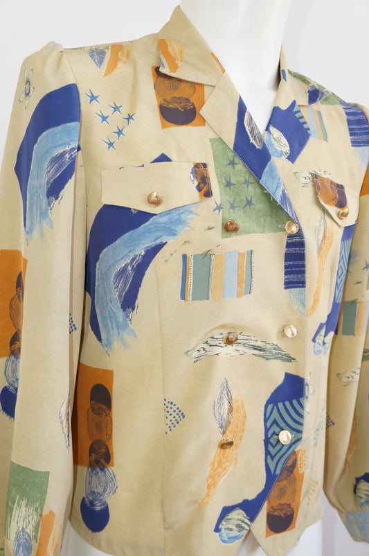 Chemise étoiles feuilles