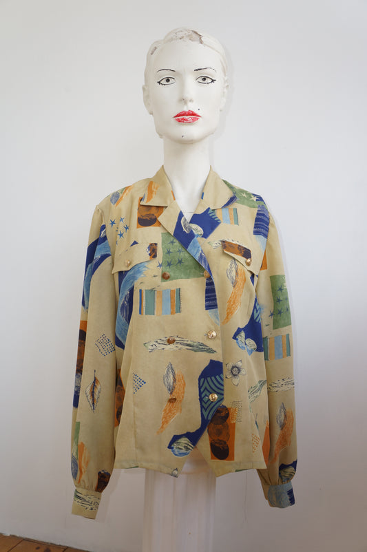 Chemise étoiles feuilles