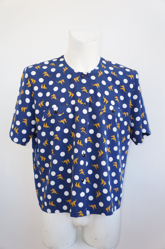 Chemise éléphant pois