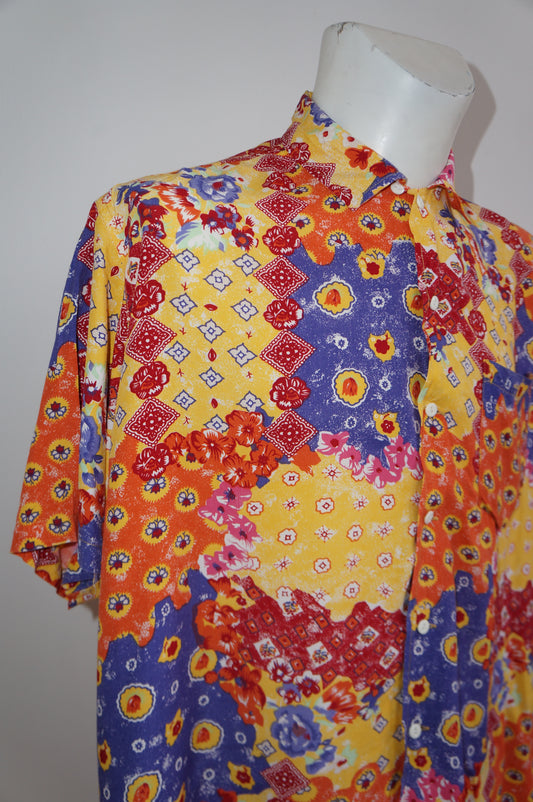 Multicolor pattern shirt