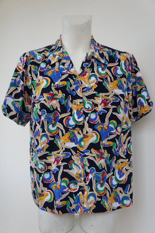 Chemise danse colorée