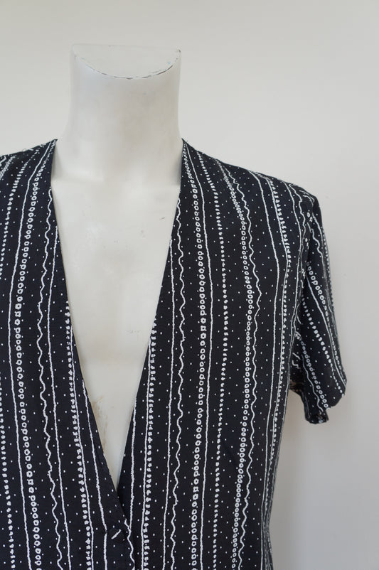 Chemise aztec décolletée