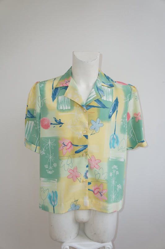 Chemise pastel champêtre