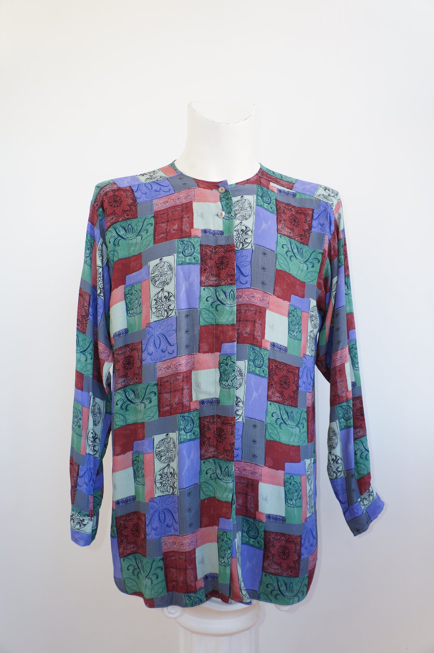 Colorful patchwork shirt