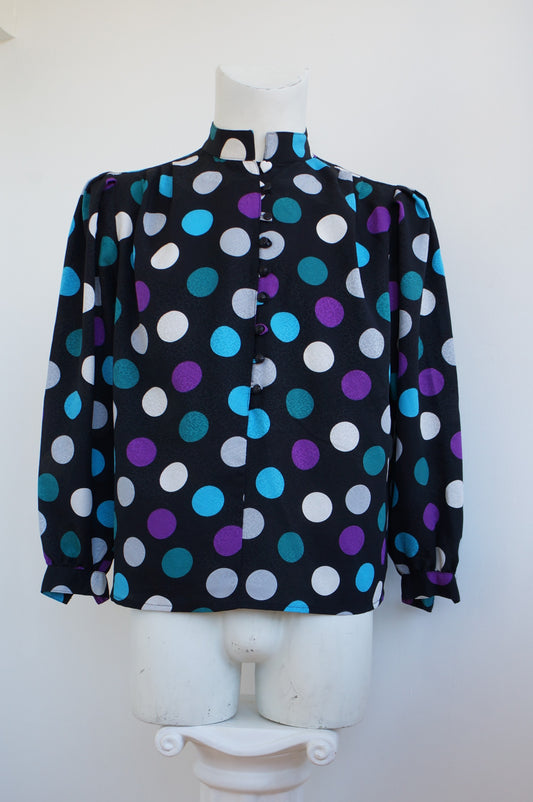 Chemise pois cœur