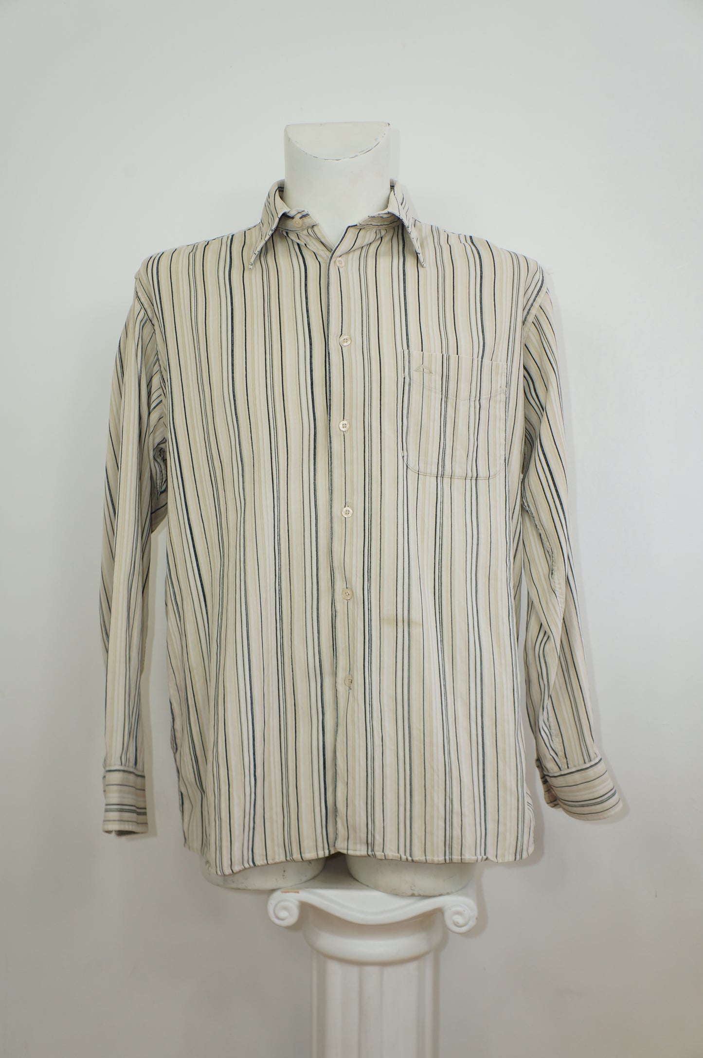 Striped corduroy shirt