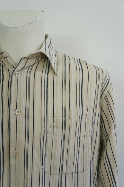 Striped corduroy shirt