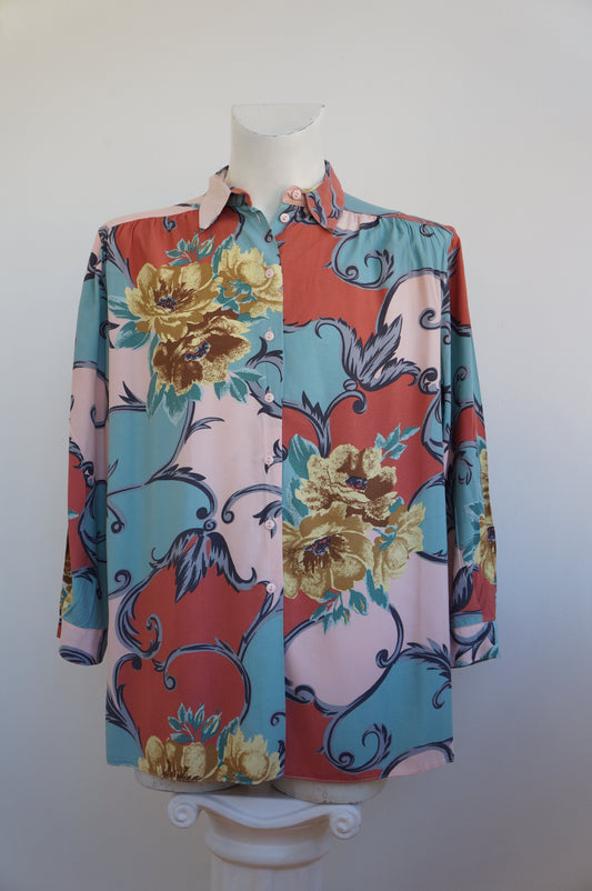 Chemise opulence saumon