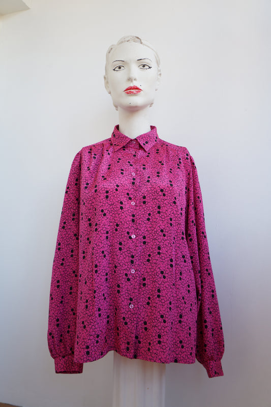 Chemise nostalgie rose