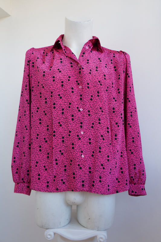Chemise nostalgie rose