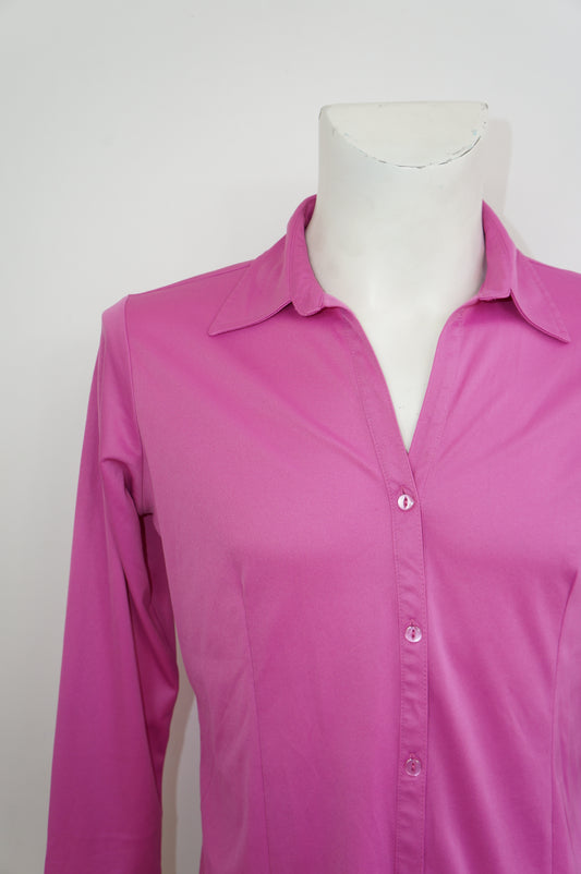 Chemise donna fuschia